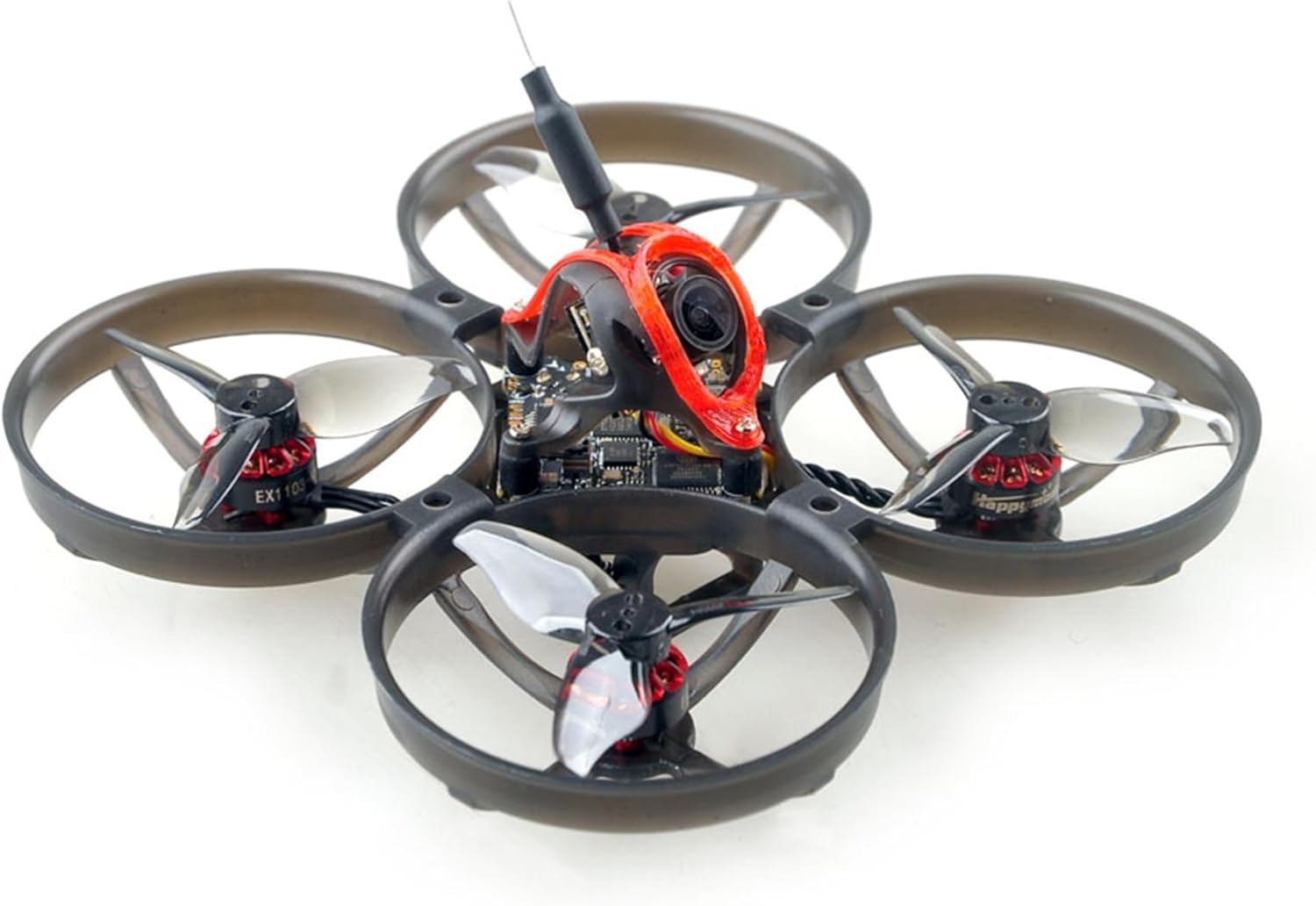 HappyModel Mobula8 Micro FPV Drone: 1-2S 85mm Tiny Whoop with Caddx Ant FPV Phase Receiver X12 AIO Flight Controller ELRS Receiver 400mW FPV VTX EX1103 KV11000 Drone for Adult FPV Racing