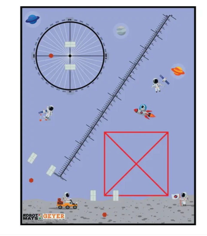 LEGO EV3 Space Challenge Practice Mat