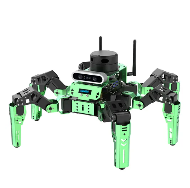 Hiwonder JetHexa ROS hexapod robot kit powered by Jetson Nano, equipped with LiDAR depth camera, ​​SLAM mapping and navigation (Advanced Kit)