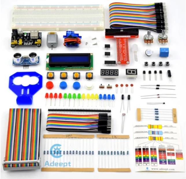 Adeept Ultrasonic Distance Sensor Starter Kit for Raspberry Pi