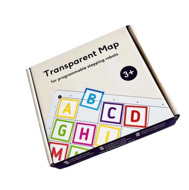 Primo Transparent Mat 6x6 for Cubetto Coding Robot, STEM Educational Activity Play Mat for Programmable Stepper Robot