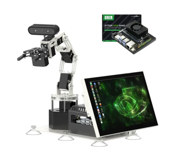 Yahboom DOFBOT Pro 3D Deep Vision Robot Arm - Ultimate Edition, Equipped with Jetson Orin NANO 4GB Motherboard