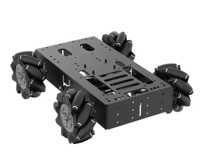 Hiwonder Large Metal 4WD Vehicle Chassis with 8V Encoder Gear Motor for Arduino/Raspberry Pi/Robotics