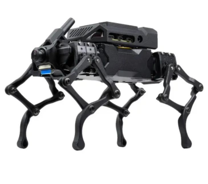 WAVEGO 12-DOF Bionic Dog Robot with Facial Recognition for ESP32 and PI4B (US Plug)