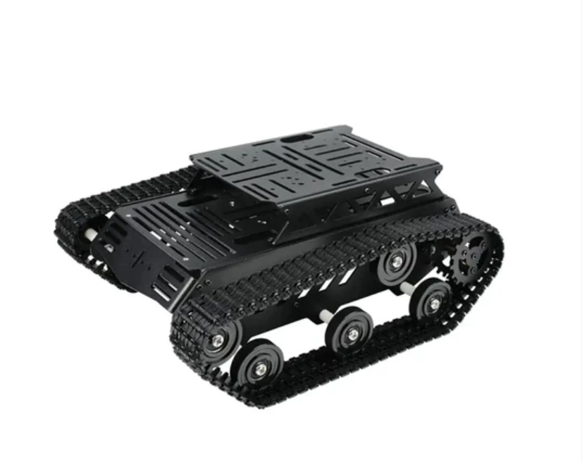 Arduino/Raspberry Pi/Jetson Nano DIY 로봇 자동차(검은색)용 2WD 모터가 장착된 Hiwonder 탱크 자동차 섀시 키트